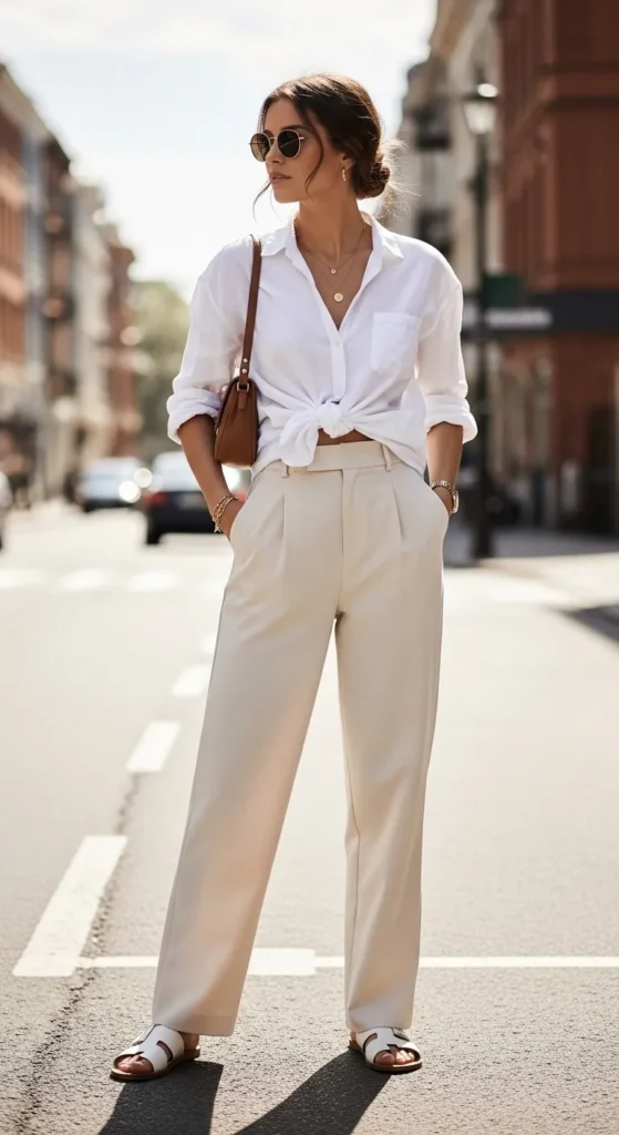  White Linen Shirt