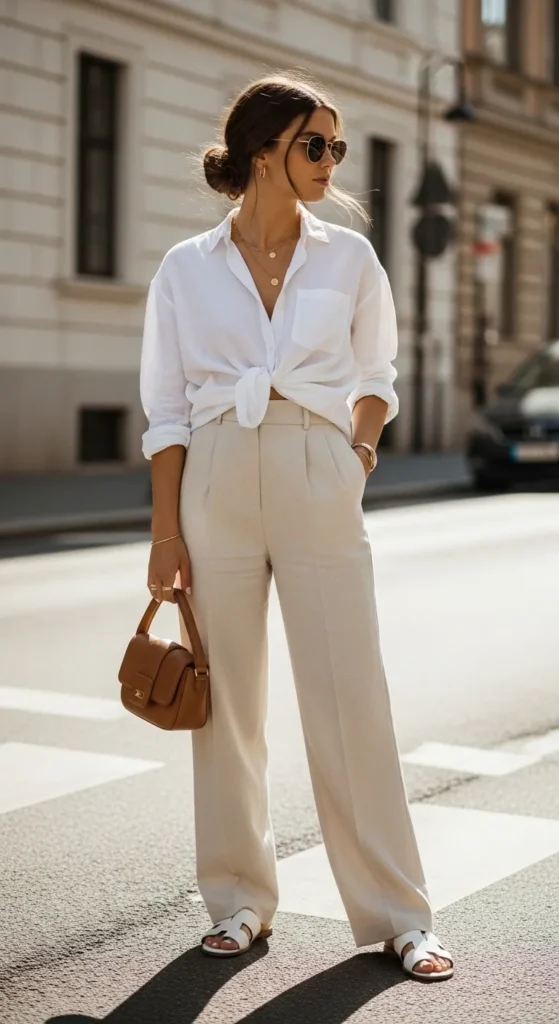 Linen Shirt and Trousers