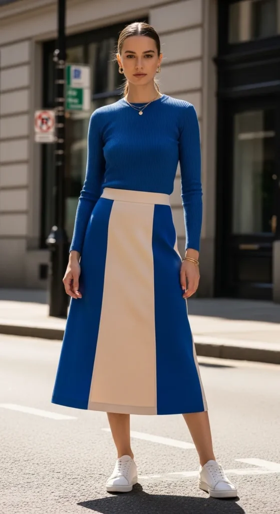 The Color-Block Midi