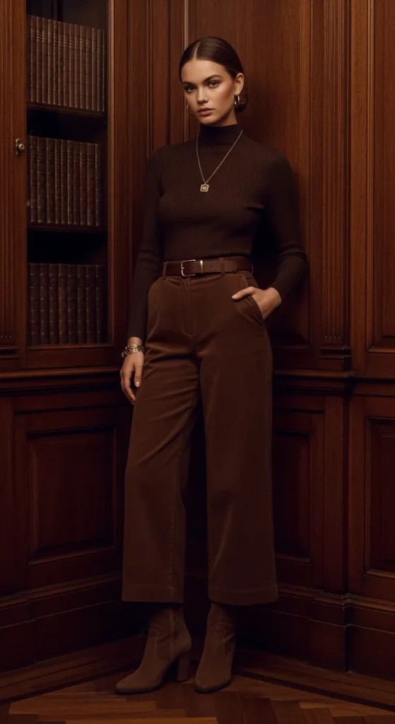 Dark Brown or Black Outfit
