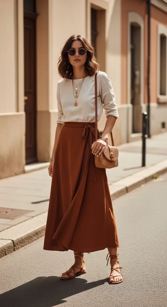 Rich Rust dress