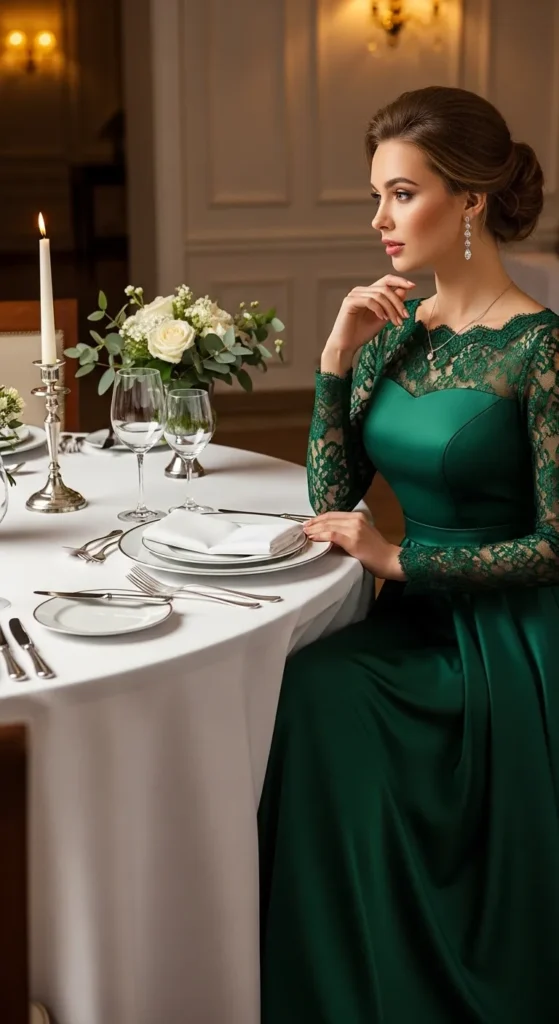 Long Sleeve Formal Dress