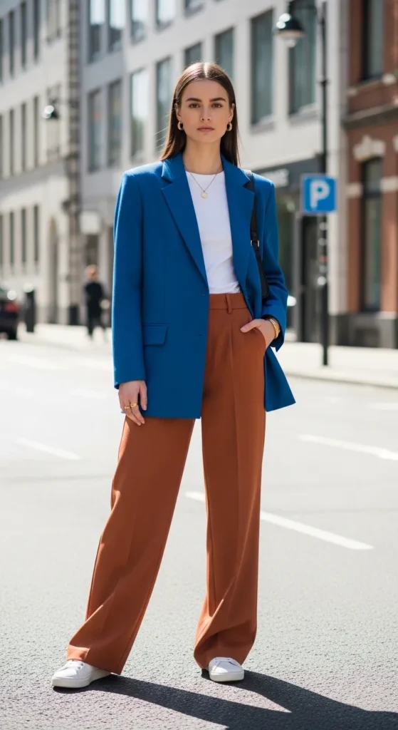 Bold Colour Blocking dress
