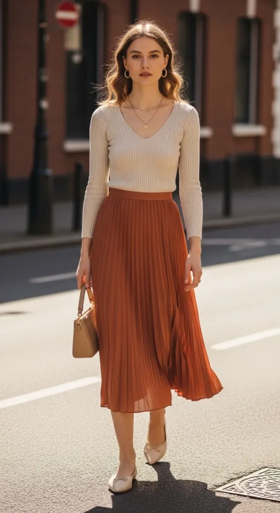 The Pleated Midi
