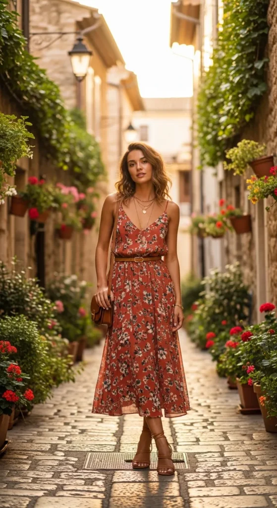 Sundress with a Belt