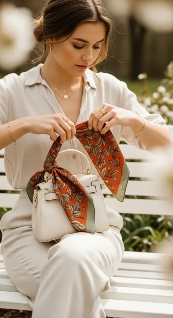 Silk Scarf Styling