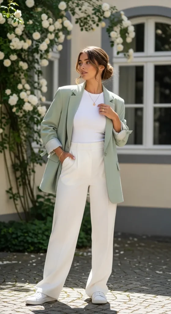 Simple White Outfit
