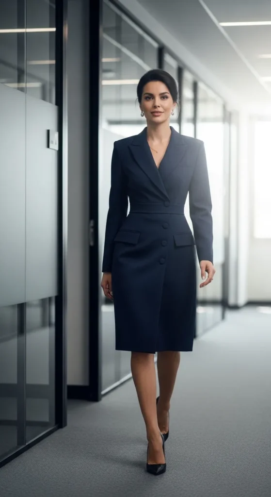 Blazer Dress for a Chic Office Style