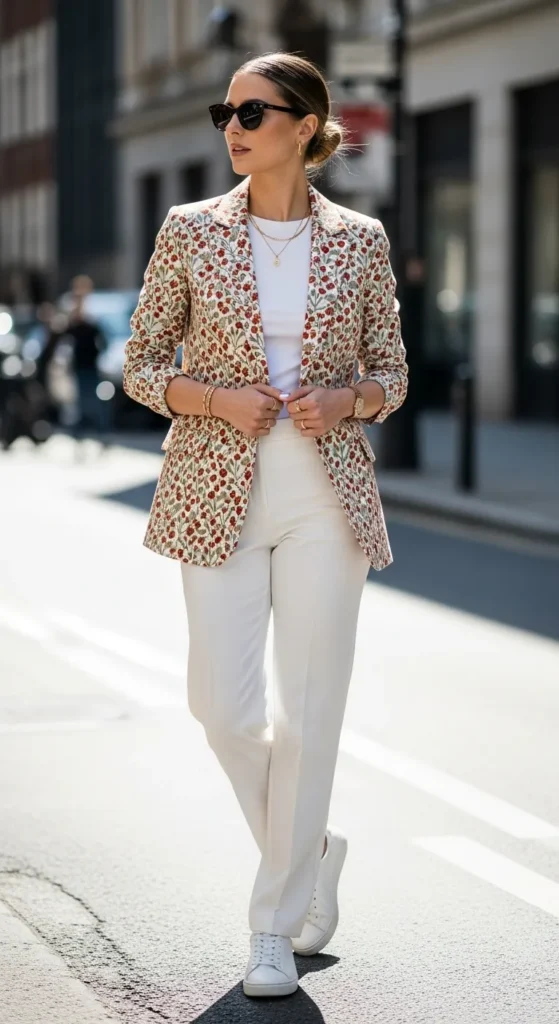  Floral Prints on Tailoring