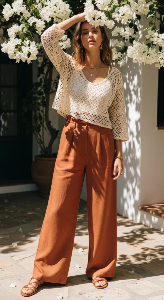 The Crochet Top Look
