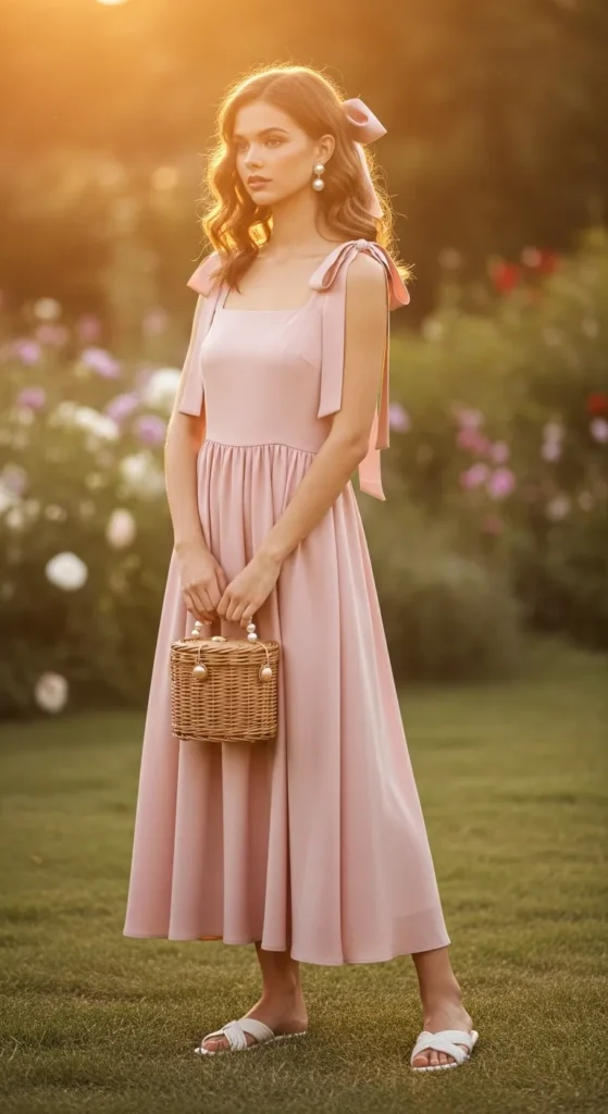Sundress with Ribbons and Bows