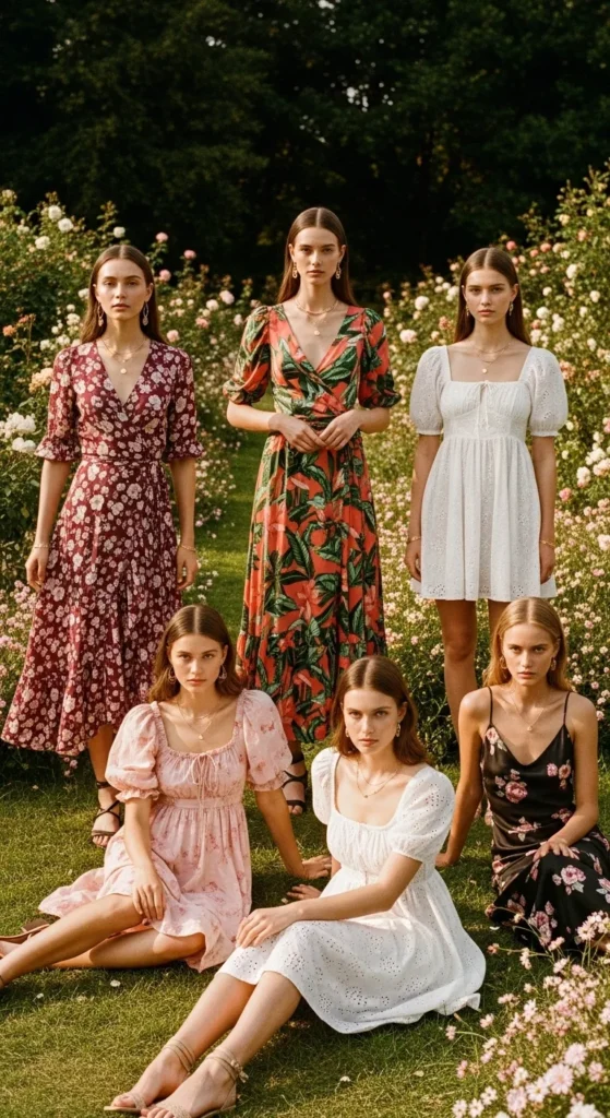 Floral Dresses Design