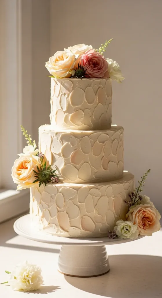 Textured Buttercream Cake