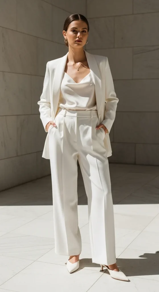 Pantsuit Wedding Look