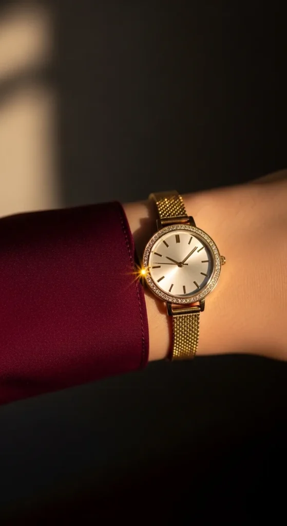 The Pavé Diamond-Effect Watch