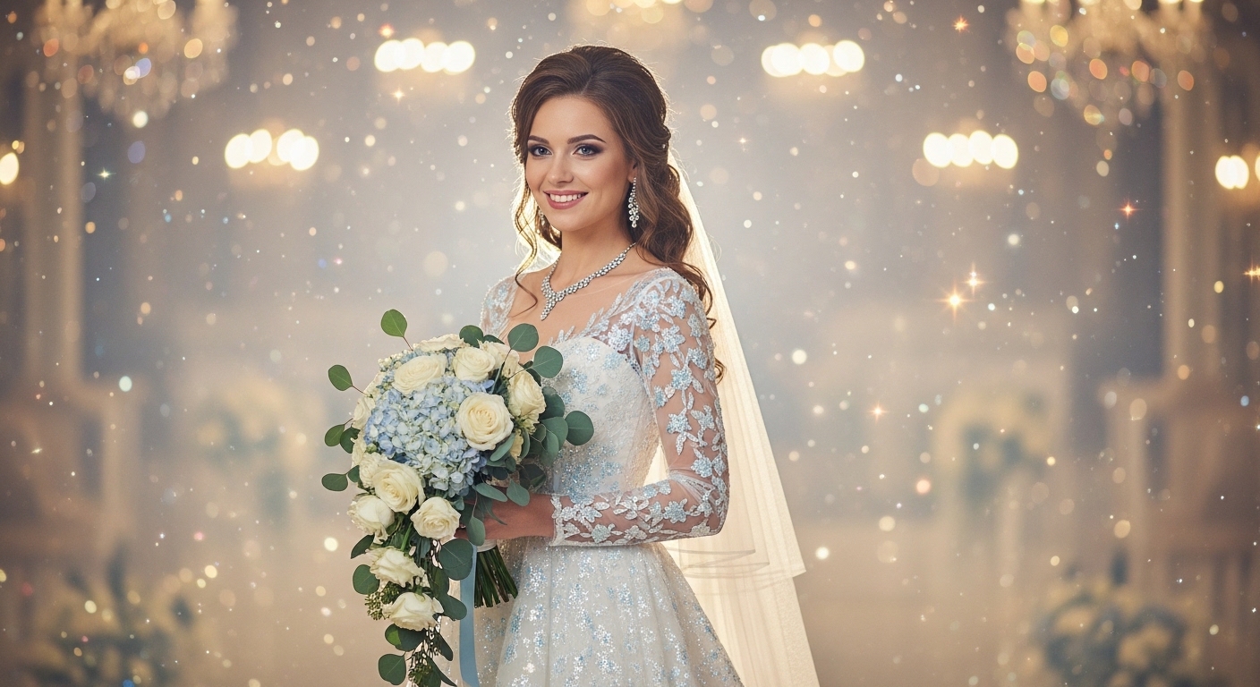 Something Sequinned Something Blue Wedding Dress Ideas