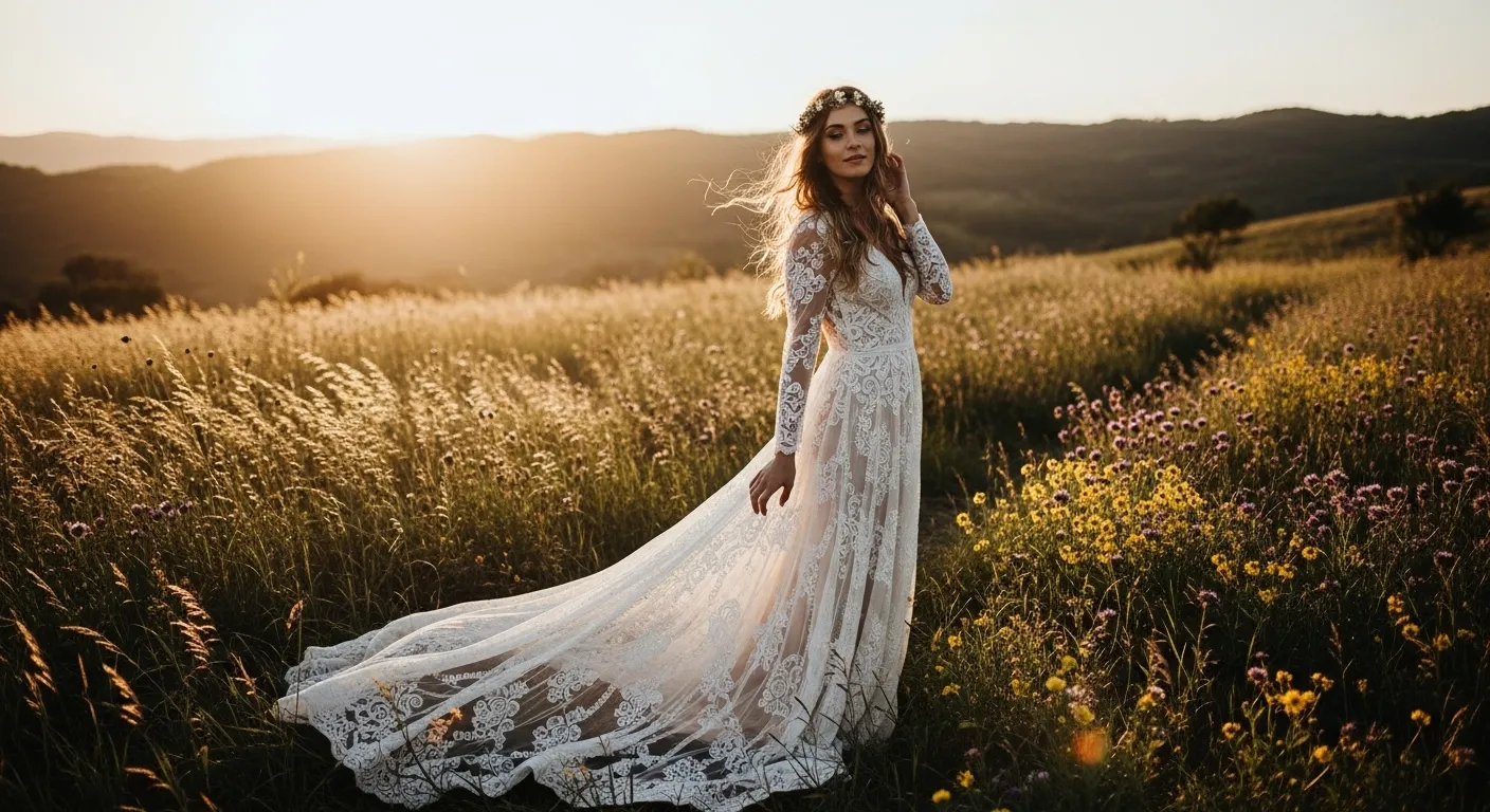 boho Wedding Dresses for a Free Spirited Bride