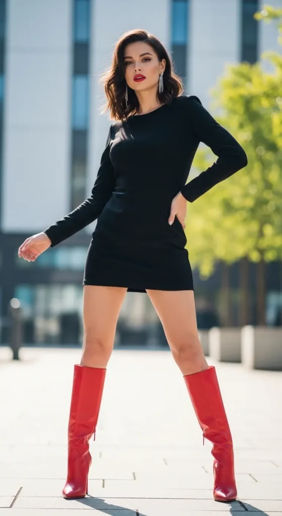 red boots