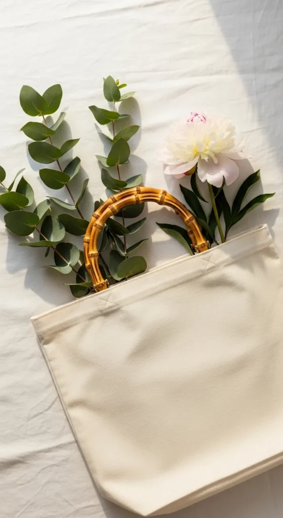 Bamboo Handle Bag