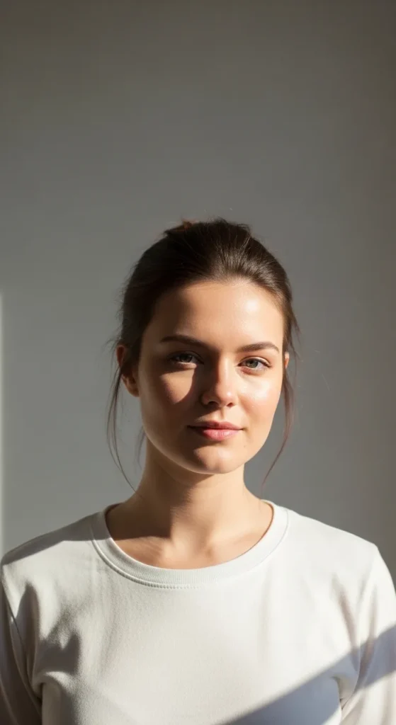 low bun hair
