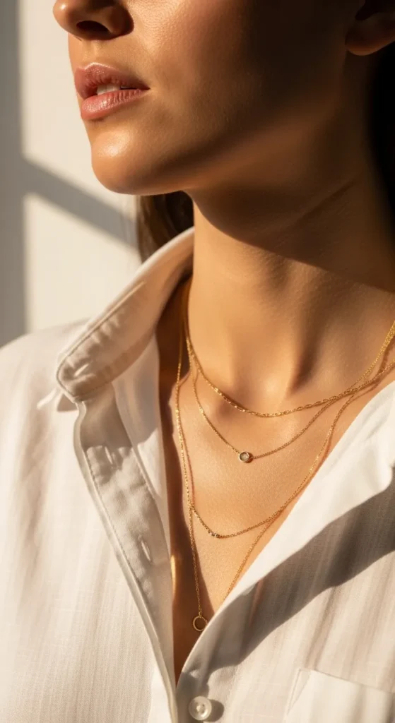 A Delicate Gold Layered Necklace