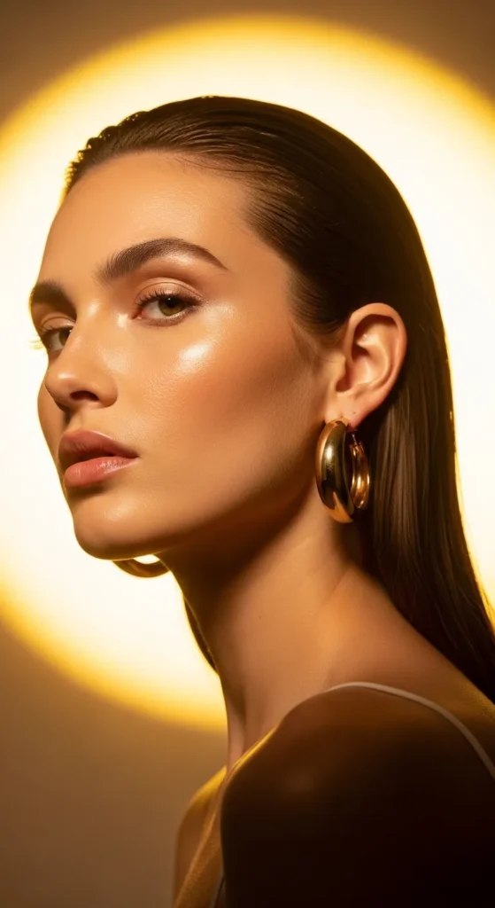 Gold Hoop Earrings