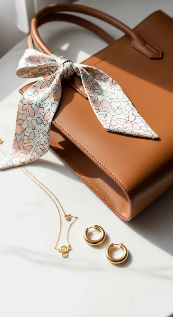 A Structured Leather Tote Bag