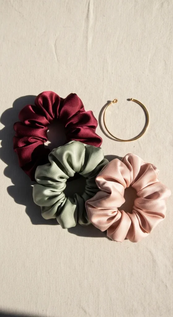  A Silk or Satin Scrunchie