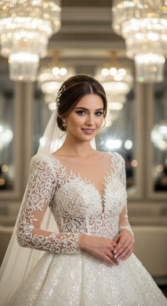 Sparkle Embellished Glam Gown