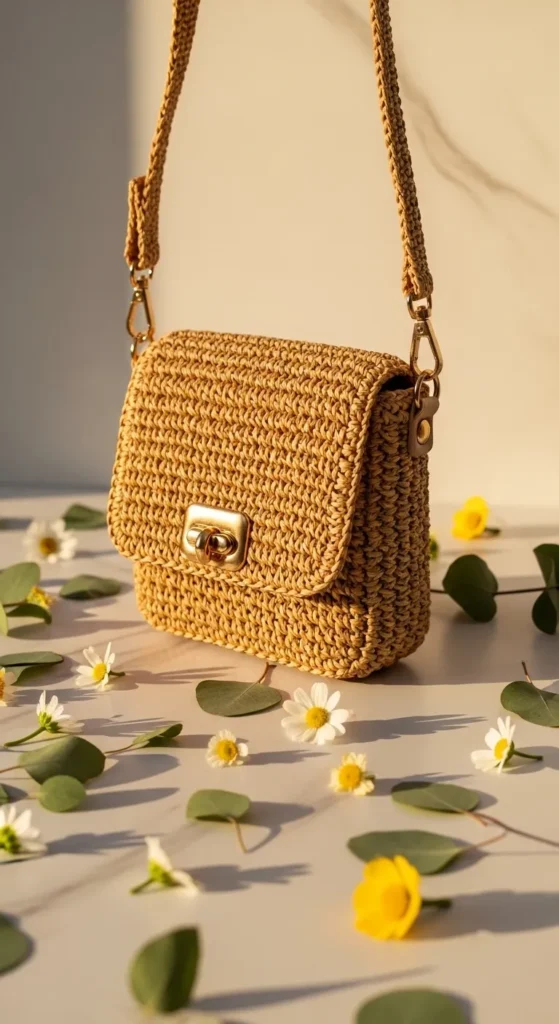 Straw or Raffia Mini Bag