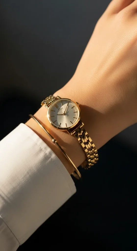 Gold Bracelet Watch
