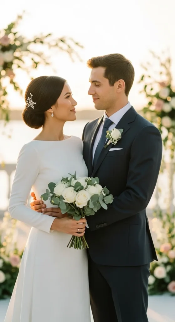 12 Minimalist Wedding Dresses for the Modern Bride