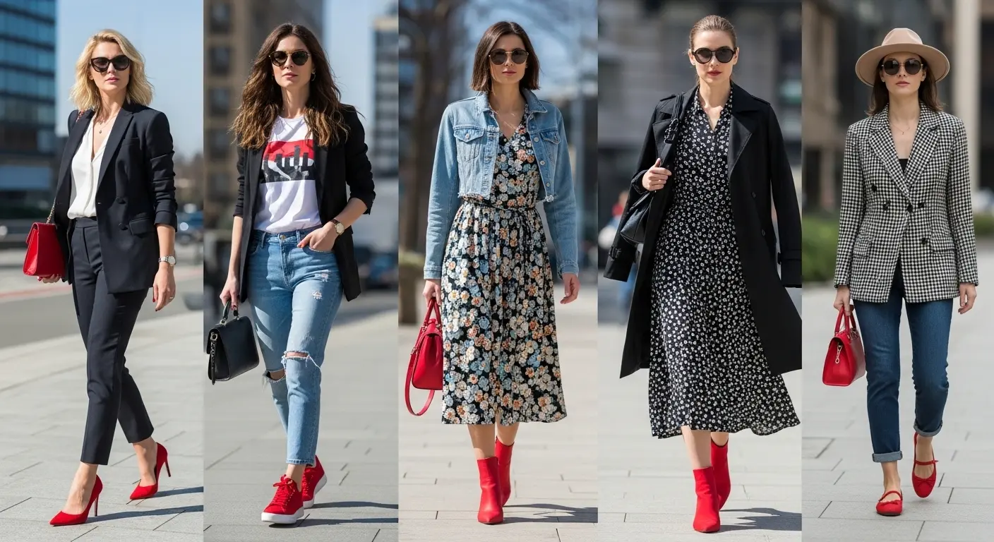 red style shoes