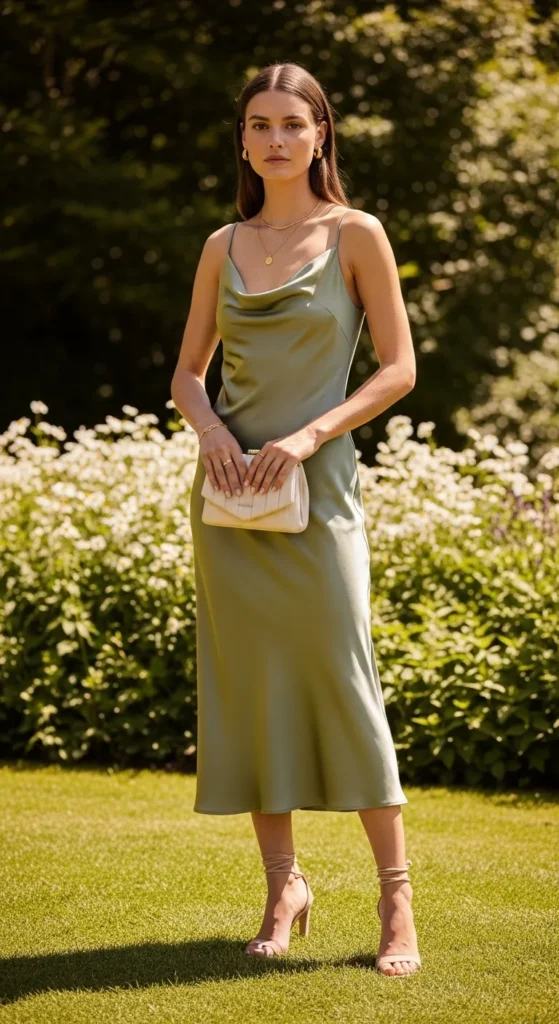 Sage Green Midi Dress