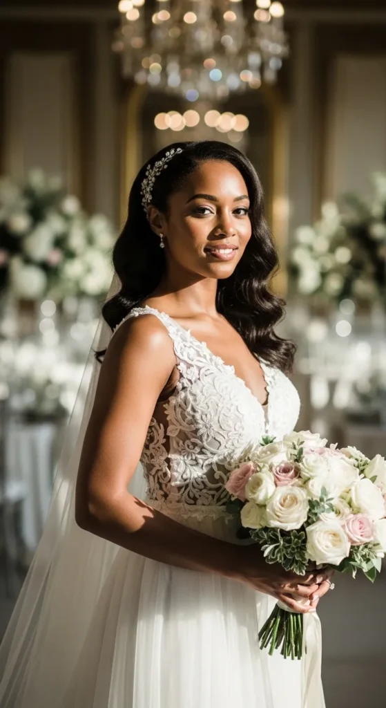 Warm Ivory Lace Wedding Dress