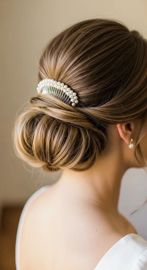 Textured Low Bun