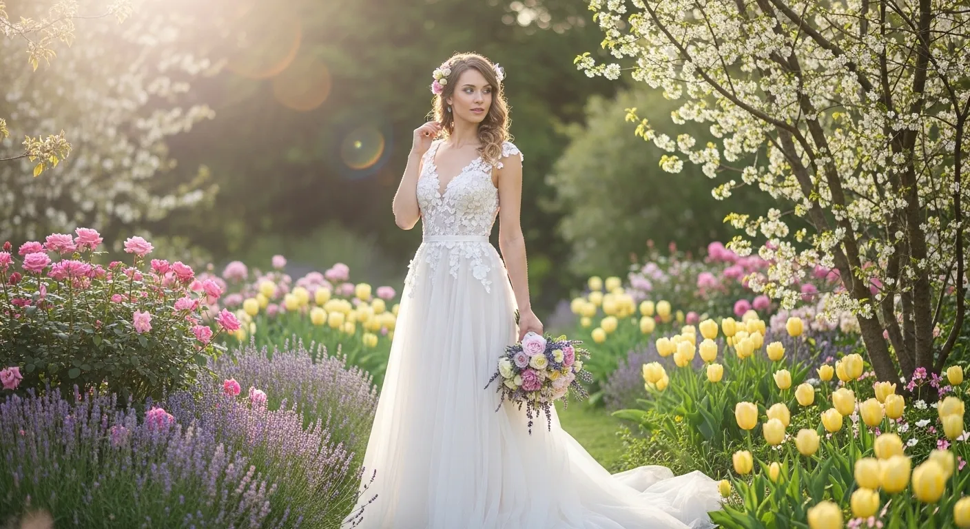 Spring Wedding Dresses That Feel Fresh and Romantic