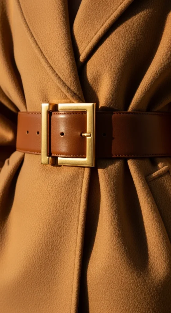 A Wide Embellished Belt