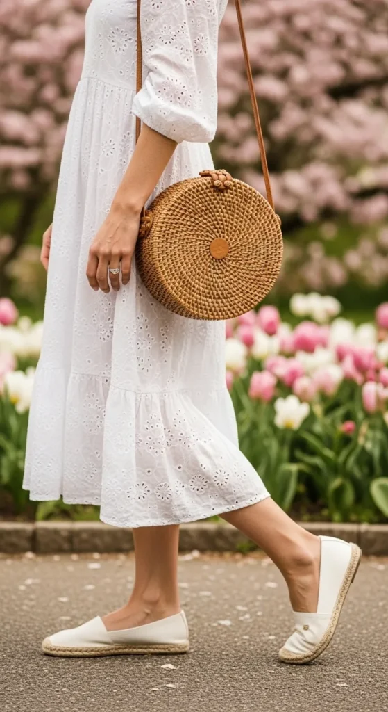 Wicker Basket Bag