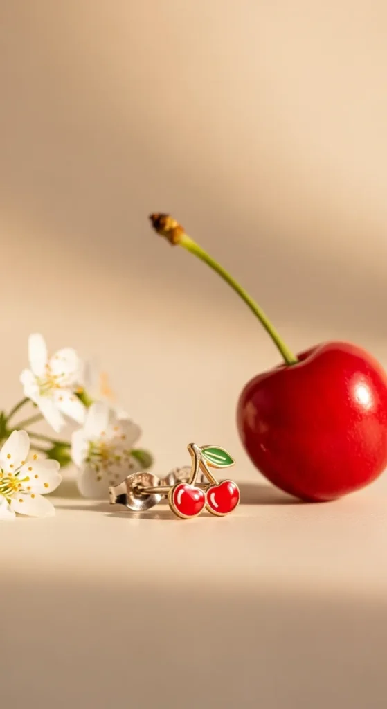 Fruit and Floral Earrings