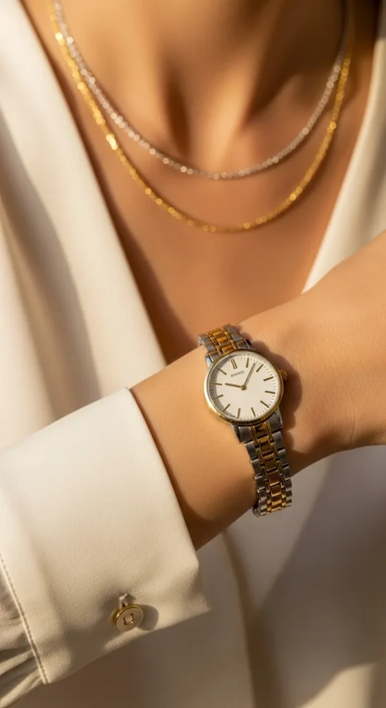 Two-Tone Watch