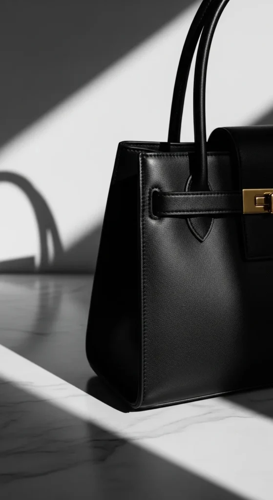 A Monochrome Tote With a Single Detail