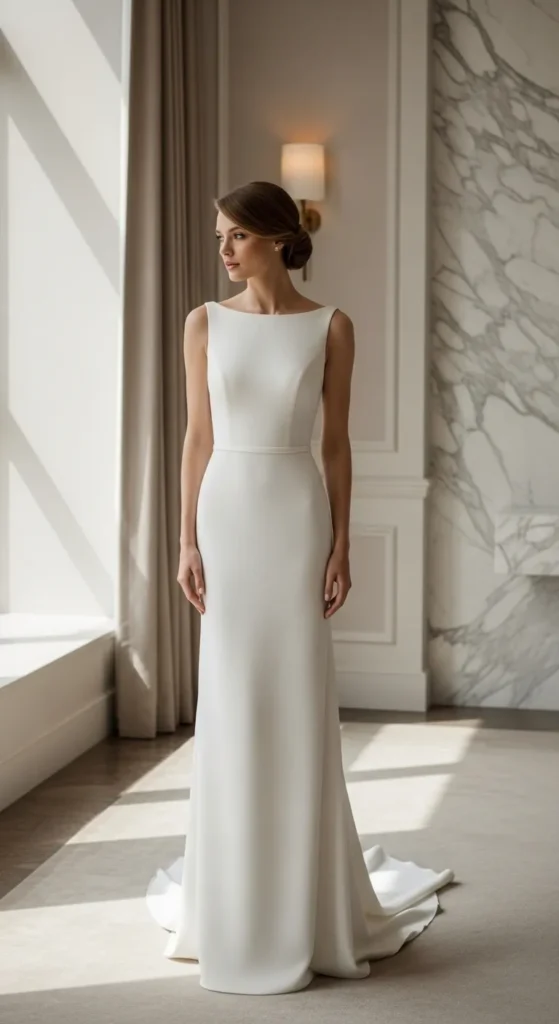 Off-White Minimal Column Dress