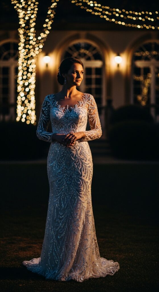 Something Sequinned Something Blue Wedding Dress Ideas