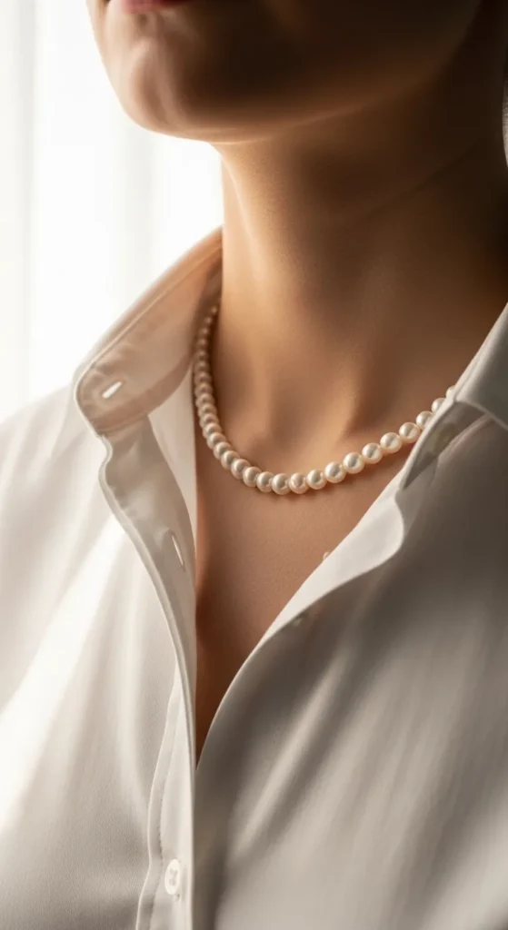 A Simple Pearl Necklace