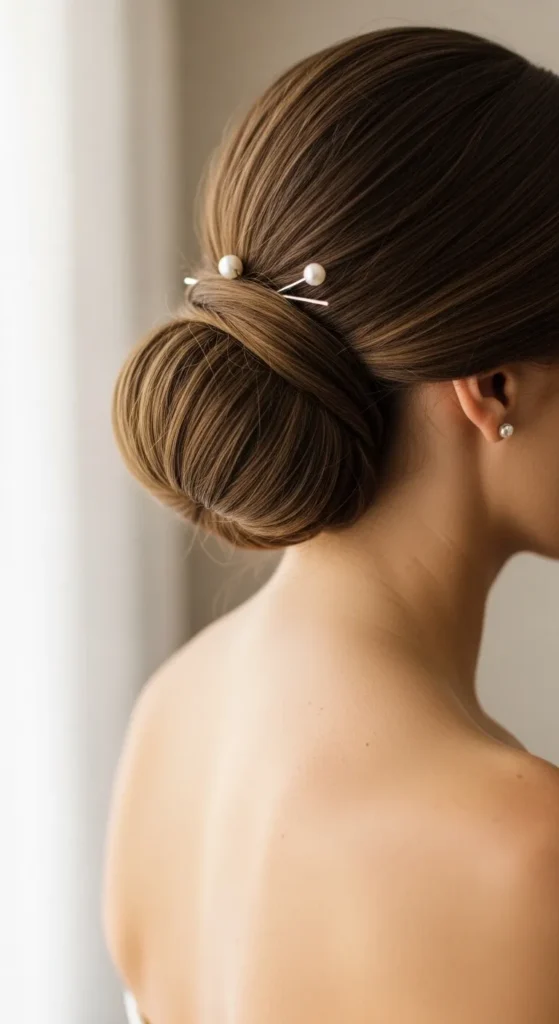 Classic Low Chignon
