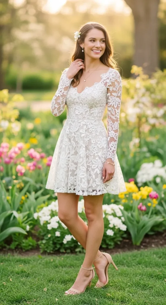  Floral Appliqué Mini