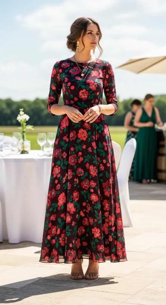  Floral Maxi Dress