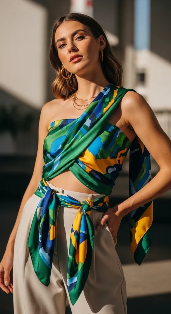 Scarves Worn in Unexpected Ways