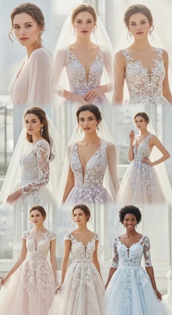  Stylish Colored Bridal Gowns